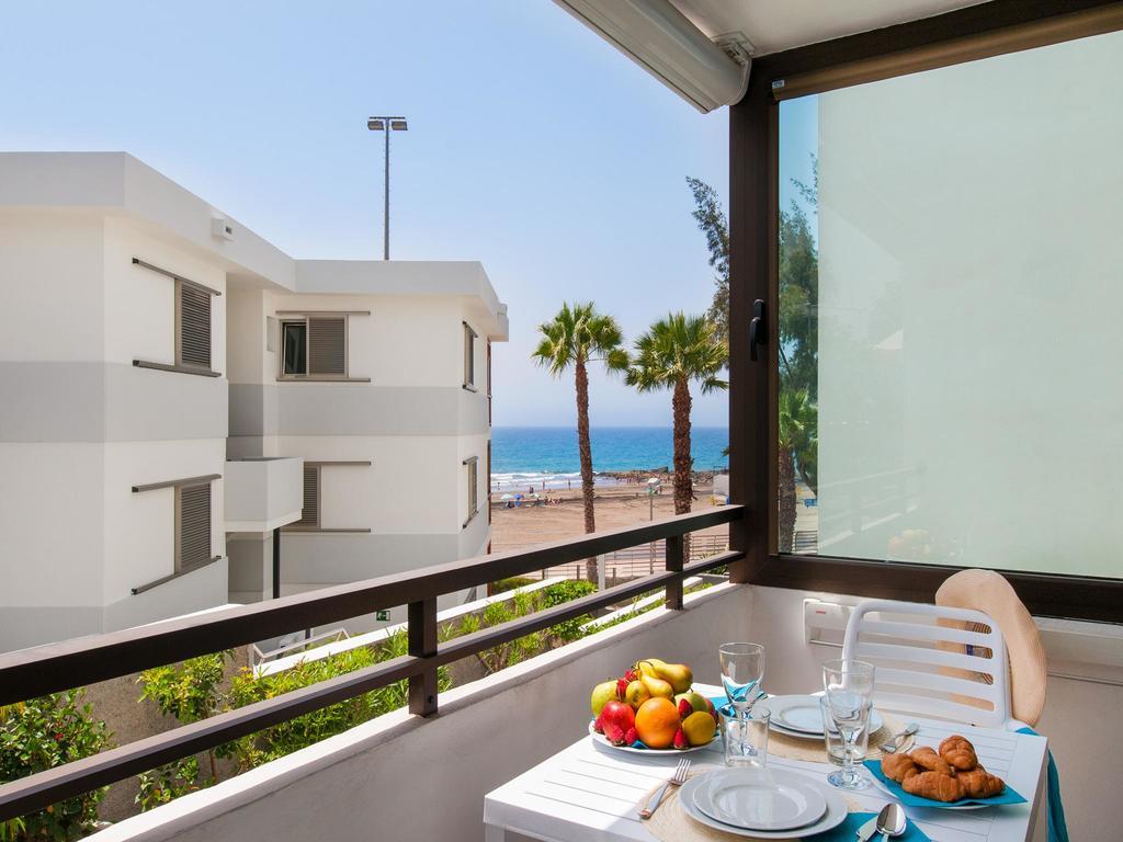Beachfront Apartment Siesta 21 San Agustin Playa By Villagrancanaria Bagian luar foto