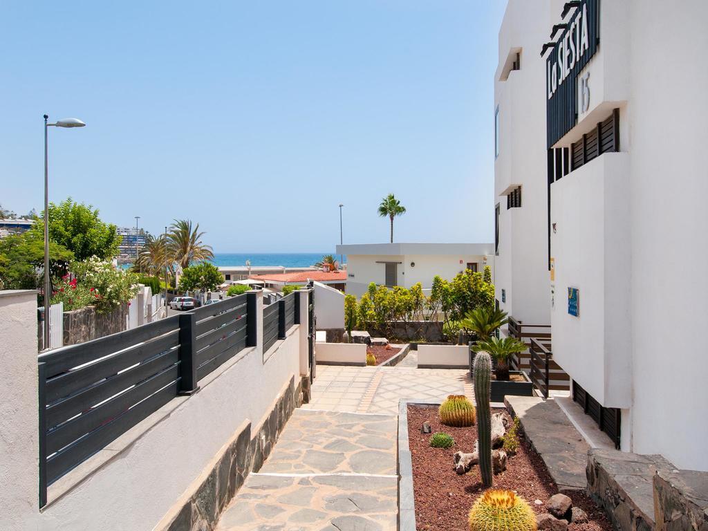 Beachfront Apartment Siesta 21 San Agustin Playa By Villagrancanaria Bagian luar foto